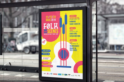 Affiche Folk en scène